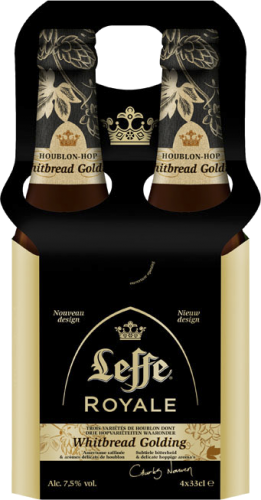 Leffe Royale Whitbread Golding set van 4 flesjes á 0,33 liter